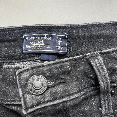 Abercrombie & Fitch Simone High Rise Jean Shorts