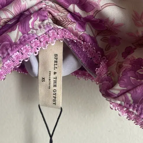 SPELL & THE GYPSY Coco Lei Bralette Lilac Purple Size XS