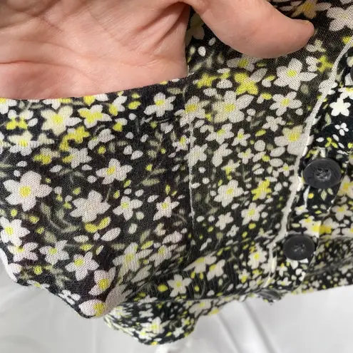 Moth For Anthropologie small lightweight summer cardigan size small Black - Image 3