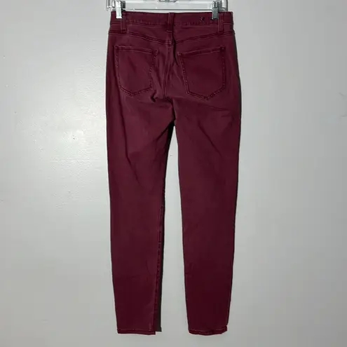 CAbi  Mauve Skinny Mid Rise Jeans Women's size 4