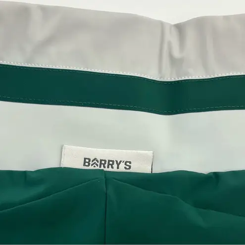 Vaara × Barry's Rain Forest Green White Flo Tuxedo Legging 7/8 Women Size Small