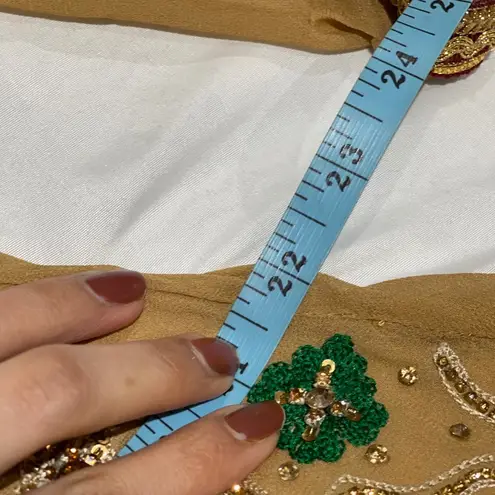 NWOT Indian Pakistani wedding outfit Tan