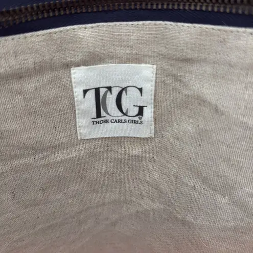 Those Carls Girls Montecito Handloomed Linen Oversized Tote Travel Bag