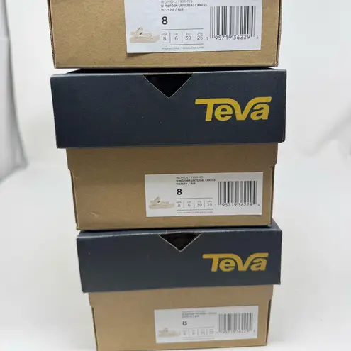 Teva  Midform Universal Woven Platform Sandals Size 8 Birch thumbnail 2