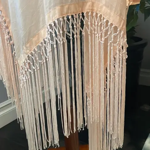 Johnny Was fringe kimono oversized RARE