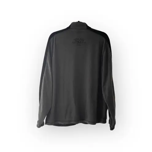 Harley Davidson Harley-Davidson® ⍟ Logo Fleece Zipper Sweatshirt Track Jacket ⍟ Heather Black L