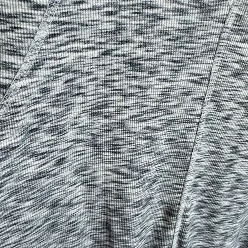 Lisa Rinna Collection Gray Heather Thermal Dolman Sleeve Round Neck Top Size L Size L
