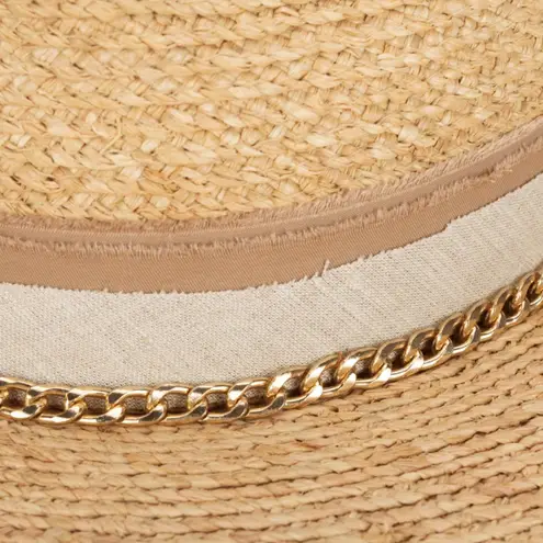 San Diego Hat Company x Anthropologie Coastal Sunset Women's Stiff Brim Fedora Tan