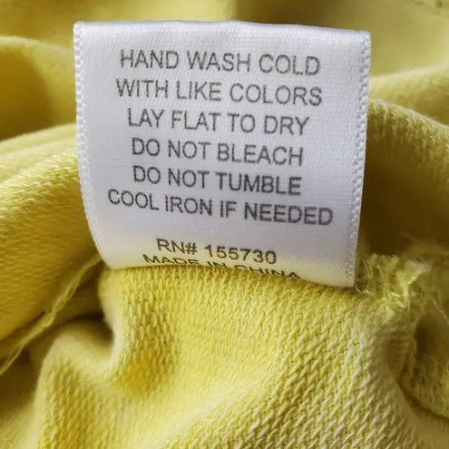 Jane and Delancey Medium vintage look light yellow blouses top