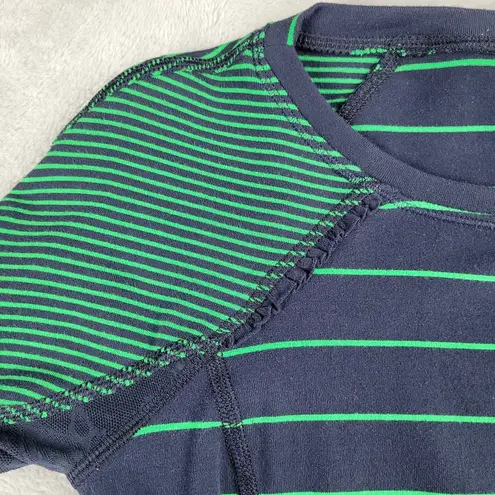 Lululemon Women's Full Tilt Long Sleeve Top Blue Green Size 2 (?)