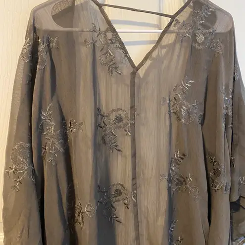 Maurice's WMNS Mesh Kimono Cover Up