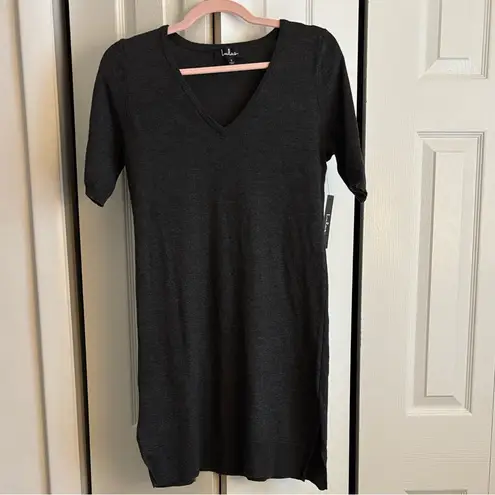 NWT! Lulus Gray Short Sleeve Sweater Dress – Size Small