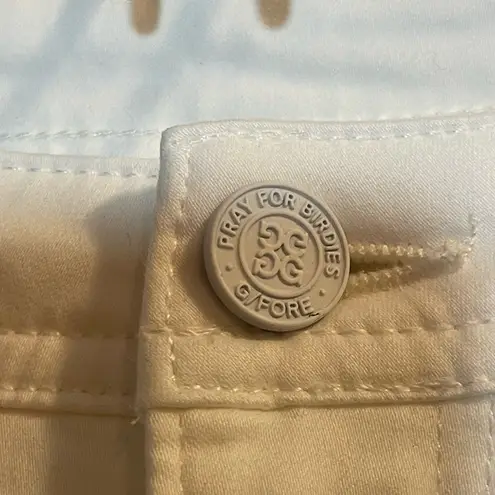 G/FORE Women's White 5 Pocket Slim Fit Pants with Stretch Golf Active Size 4