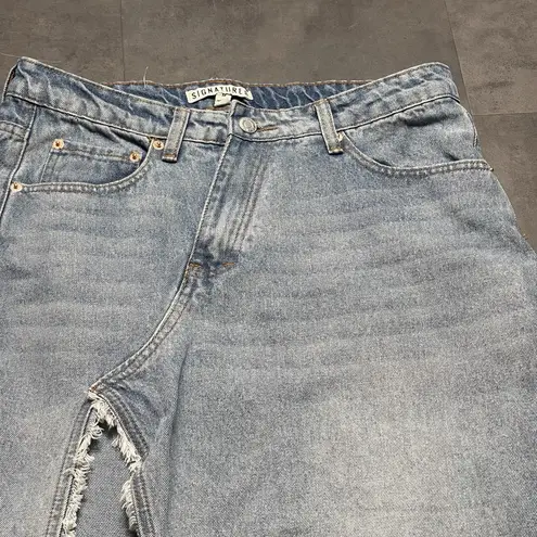 Signature 8 Denim Maxi Skirt Blue Color Maxi Size M. F