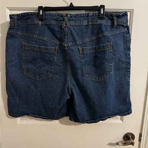Lane Bryant  Stretch Denim High Rise Bermuda Shorts Plus Size 22 - Image 3