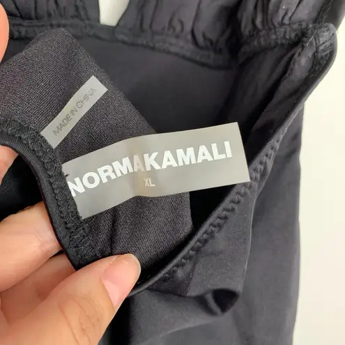 Norma Kamali Norma Kalama Halter Low Back Mio Swim One Piece Womens New Black XL