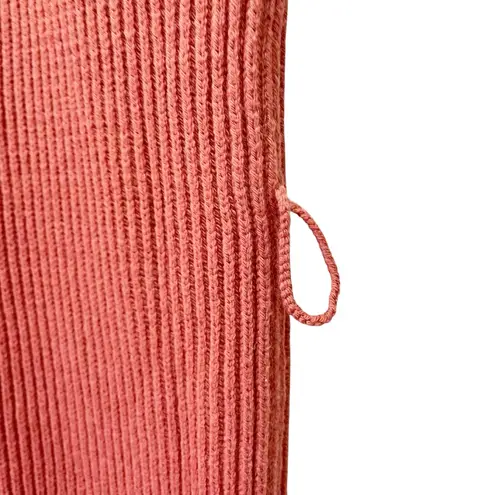 Anthropologie NWT Maeve  Cedar Mock Neck Knit Sweater Dress Sz Large Rust Brown thumbnail 9