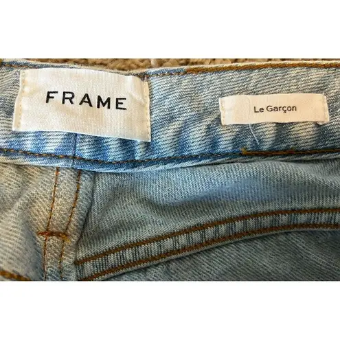 frame denim Frame Le Garcon Boyfriend Jeans 26 Medium Blue Wash Natoma Lgj207 $228