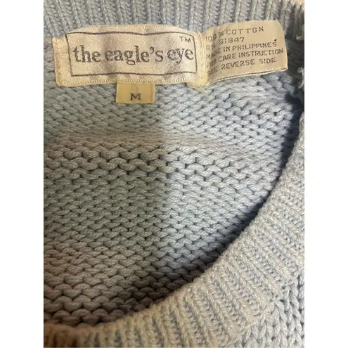 The Eagles Eye Vintage Light Blue Sleeveless Sweater Size Medium