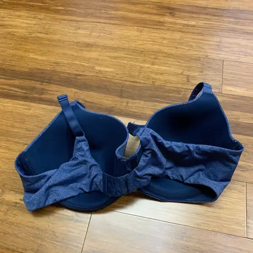 Ambrielle Everyday Full Coverage Bra Size 40C Blue Adjustable Back Closure