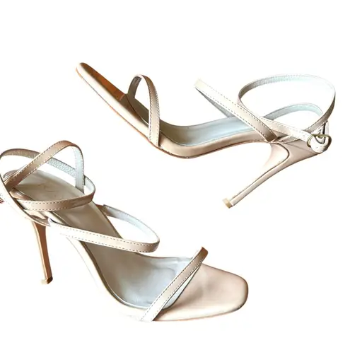 Raye Stormy Strappy Heel Nude Sz 7