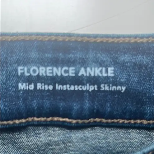 DL1961 Florence Ankle Midrise Instasculpt Skinny Jean 25