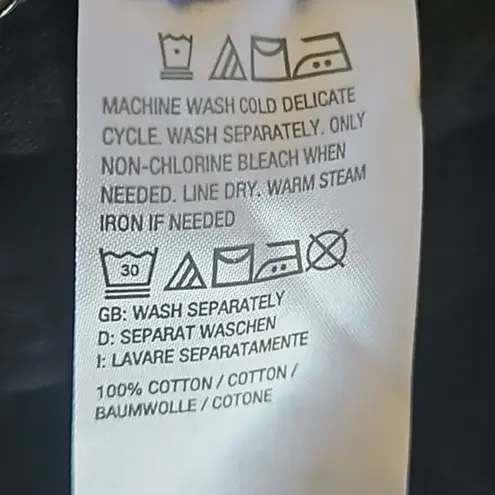 Belle Beach by Kim Gravel Petite Gauze Tie Front Shirt Dress – Size LP – Black