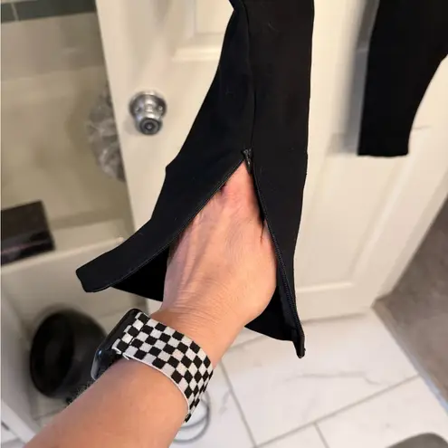 Prologue High-waisted Slim Fit Pants with Ankle Zippers