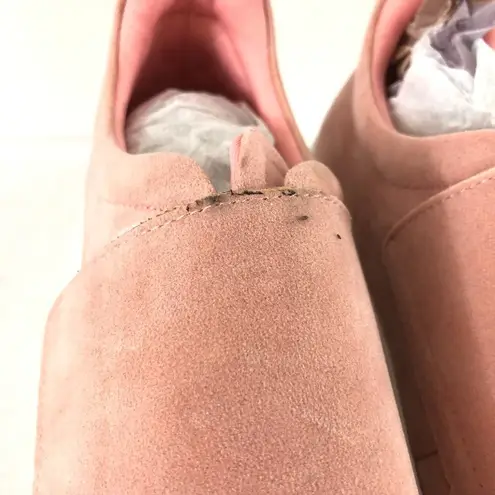 Glaze Womens Slip On Sneakers Faux Suede Platform