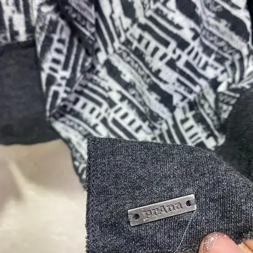 prAna  boho open front hooded cardigan size xs