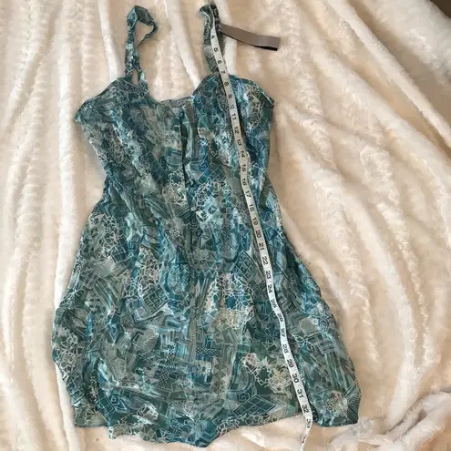 Robert Stark Blue/White Silk Teddie XL NWT