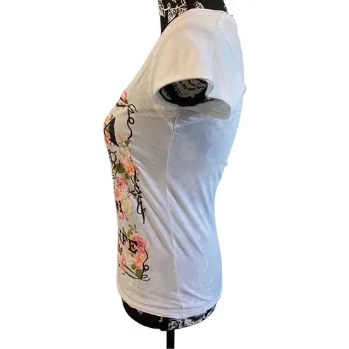 JHK Floral Roma T Shirt Floral Flower Lounge Casual School Pink