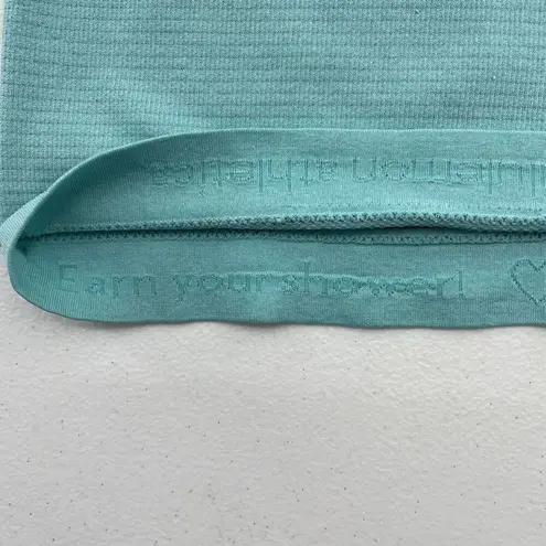 Lululemon  Size 4 Swiftly Tech Racerback Tank Top Heathered Peacock Blue Seamless