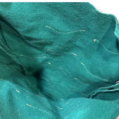 Burel Factory Mountain Originals Wool Teal Blue 3D Birds Tote Bag