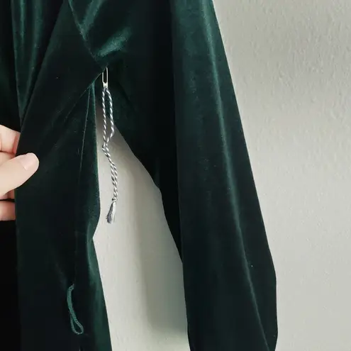 Draper James RSVP Long Sleeve Bow Velvet Dress