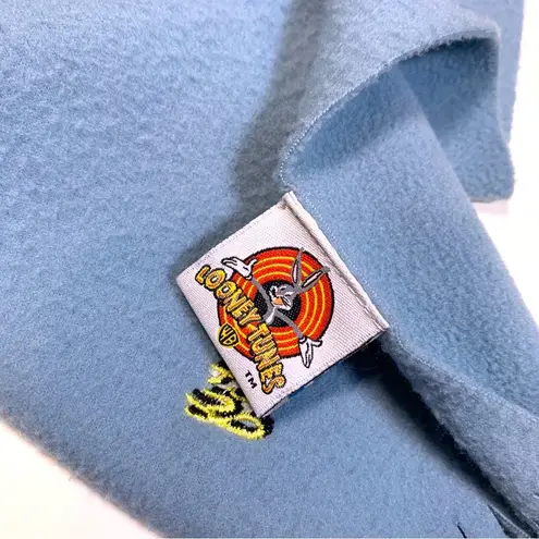 Looney Tunes Tweety Blue Fleece Fringe Scarf