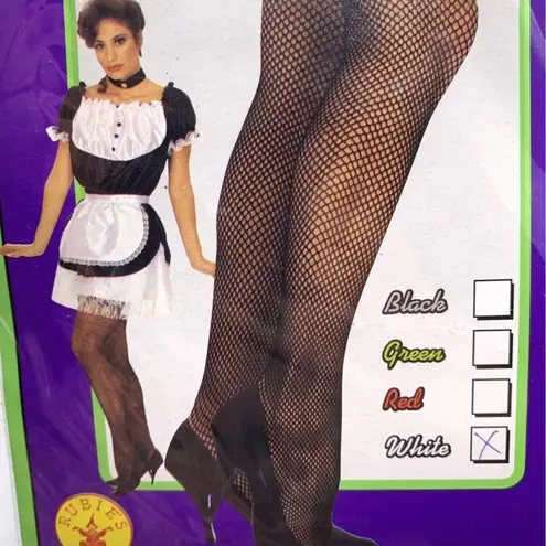 Sexy White Fishnet Stockings Tights White Cosplay Pantyhose Costume OS