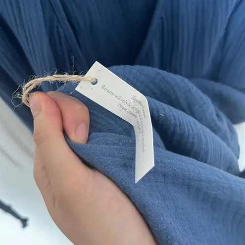 Christy Dawn NWT Augusta Dress in Lapis in cotton gauze