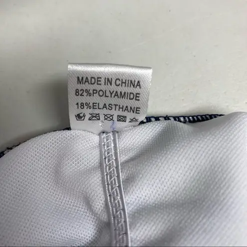 Two Piece Bikini Size Medium Halter Tie Closure& Front Tie Closure Blue