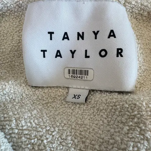 Tanya Taylor Winter White Tweed Blazer XS Boxy Boucle Professional Designer $565