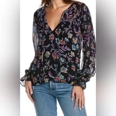 Ramy Brook Rosalind Floral-Printed Blouse Size XS NWT