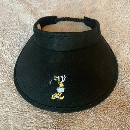 Disney Daisy Duck Vintage 90's Golf Visor Kate Lord  Black One Size