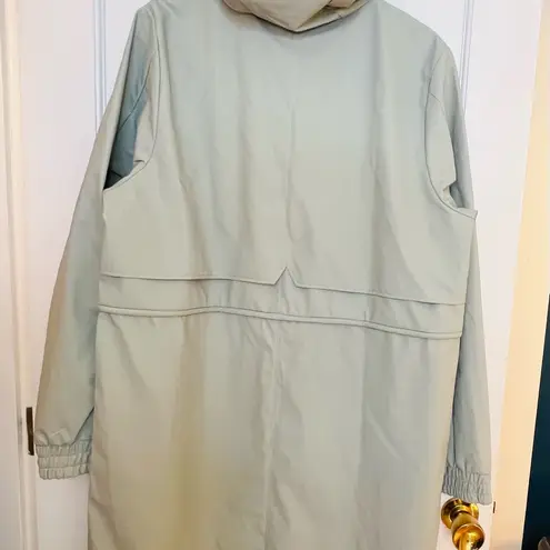 Rains String Parka, “Earth”, women’s L, NWT Green Size L