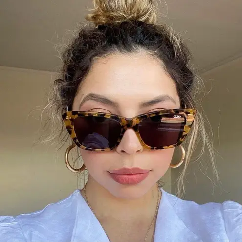 Quay Australia NEW WITH TAG  Brown Tortoise Prove It Womens Cat Eye Sunglasses