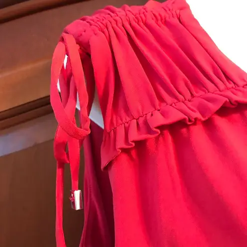 Catherine Malandrino Catherine Mallandrino Red Sleeveless Top