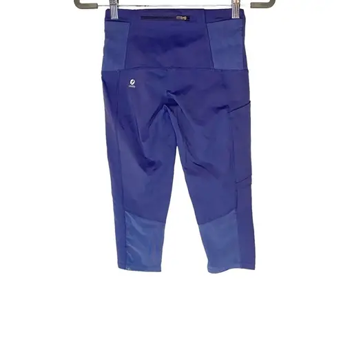 Oiselle Pocket Jogger Knickers Leggings Blue 02