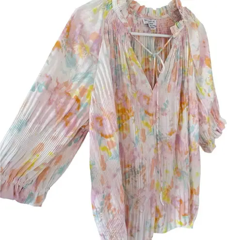 Current Air Anthropologie Angelica Water Color Blouse
