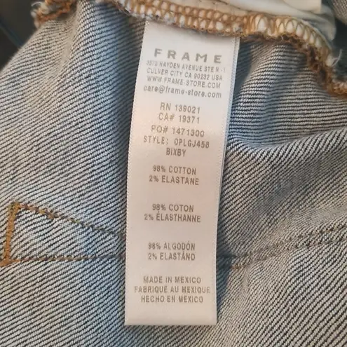 frame denim 💕FRAME💕 Le Garcon Cuffed Crop Jeans ~ Bixby Blue 30 NWOT