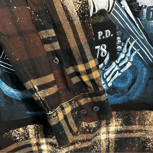 Handmade Nightmare Before Christmas Plaid Shirt