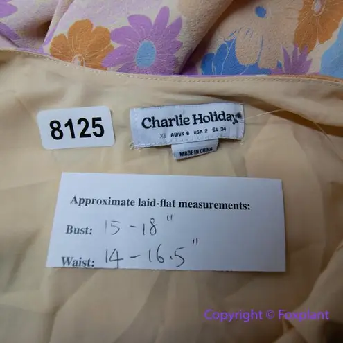 Charlie Holiday New! Daisy Midi Dress Floral Cove, size XS